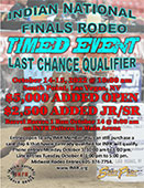 Last Chance Qualifier Poster